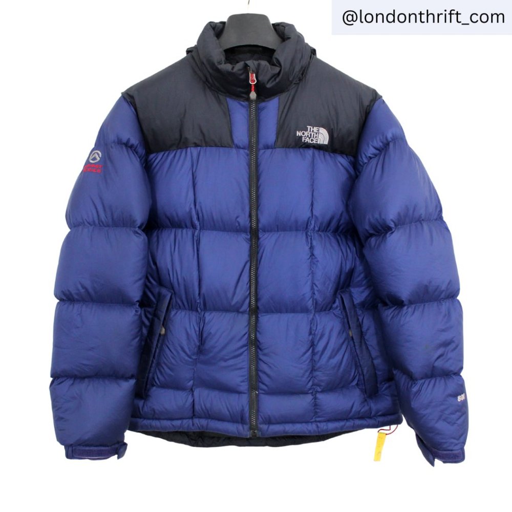 THE NORTH FACE 800 PUFFER NAVY BLUE JACKET🔥🚫💯